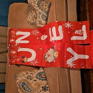 Two piece Christmas Hanging Signs NEW